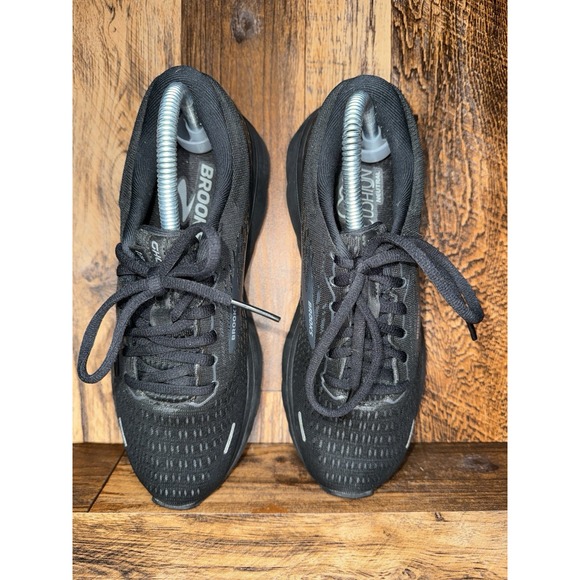Brook Ghost 15 Women's Size 8 Running Lace-Up Sneakers Black EUC - Picture 2 of 11